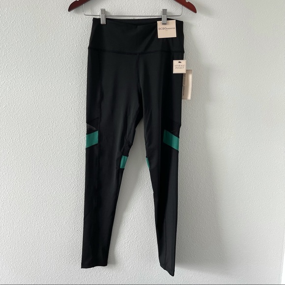 BCBGeneration High Waist Black Leggings,  M - Picture 1 of 5